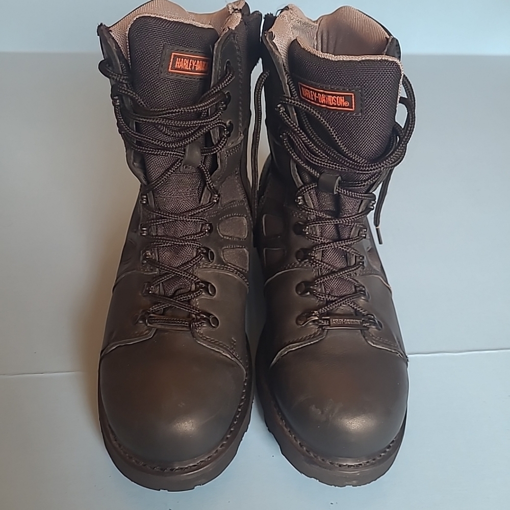 Mens Harley Davidson FXRG Goretex Black Motorcycle Riding Boots 98304 Size 11.5